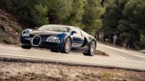 Bugatti Veyron blauw met zwart
