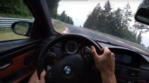 Airbag BMW M3 gaat af in de bocht