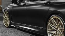 BMW 760Li op gouden velgen van Vossen