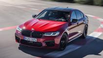 BMW M5 Competition 2020 Facelift (G30) op het circuit