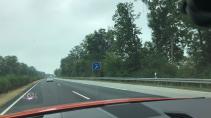 Porsche Cayenne Turbo S E-Hybrid Coupe op Duitse Autobahn / snelweg