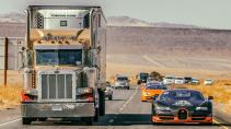 Peterbilt met Bugatti Veyron Super Sport