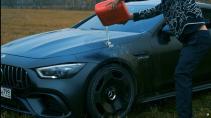 YouTuber steekt Mercedes-AMG GT 63 S in de brand