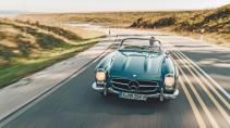Rijden in museumstukken van Mercedes