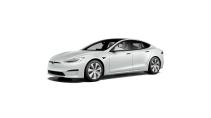 Witte Tesla Model S (2021)