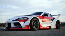 Autonome Toyota Supra drift zelfstandig