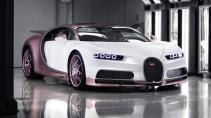 Roze Bugatti Chiron Sport