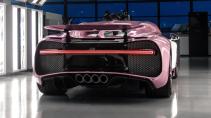Roze Bugatti Chiron Sport