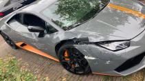 Lamborghini Huracán Avio met schade (crash)