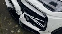 Lamborghini Urus met schade (crash)