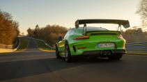 Porsche 911 GT3 MR (Manthey Racing) op de Nürburgring Nordschleife