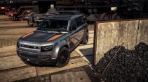 Roest op de nieuwe Land Rover Defender van Heritage Customs