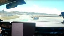 Unplugged Model S Plaid McLaren P1 Laguna Seca