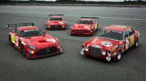 Mercedes SLS AMG GT3, 300 SEL en GT3 (het rode varkentje)
