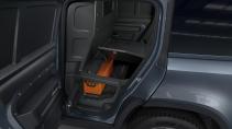 Opbergvakken Land Rover Defender 90 Commercial (grijs kenteken)