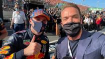 Robert Doornbos na Zandvoort Dutch GP 2021 met Max Verstappen