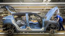 Volvo C40 in de fabriek