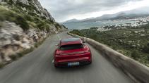 Achterkant Porsche Taycan GTS Sport Turismo (2022)