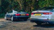 Audi S8 (2001) vs Audi S8 (2021)