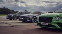 Audi GT e-tron RS, Bentley Continental GT, BMW M