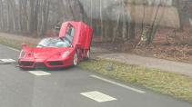 Ferrari Enzo crasht nederland