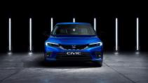 Voorkant Honda Civic e:HEV voor Nederland