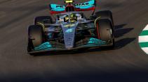 2e vrije training van de GP van Australië 2022 Lewis Hamilton