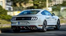 Achterkant Ford Mustang Mach 1 (2022)