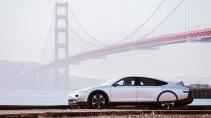 Golden Gate Bridge Lightyear One (Nederlandse zonne-auto)
