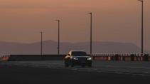 Rolls-Royce Ghost Black Badge op de Hungaroring bij zonsondergang