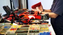Lego Ferrari Daytona SP3 bouwen