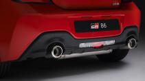 Toyota GR86: 1e rij-indruk 2022 studio achterbumper uitlaten detail