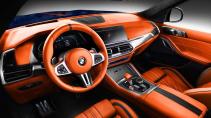 BMW X6 M Notus Evo oranje dashboard