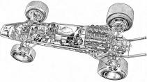 F1 Legends Louwman Museum advertorial 2022: Lotus 49 technische tekening