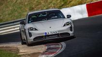 Porsche Taycan Turbo S op de Nürburgring
