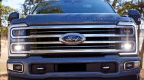 Ford F-series Super Duty voorkant dichtbij (grille)