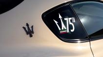 Maserati GranTurismo 75-sticker op raam