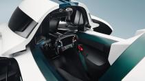 McLaren Solus GT interieur van buiten