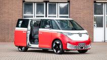 Volkswagen ID. Buzz-toepassingen schuin voor vijfzitter