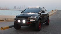 Audi Q7 Overland schuin voor