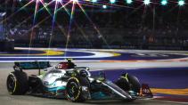 Mercedes F1-auto in Singapore