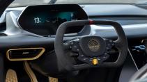 Lotus Evija Fittipaldi interieur stuur