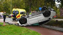 Mercedes-AMG GLE 63 S crash in Bussum