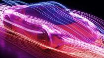 Ferrari SF90 Ryft tekeningen schuin voor