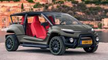 Savage Rivale Coastrunner EV elektrische buggy schuin voor