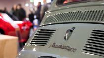 Fiat Abarth 500 Record Monza restomod achterkant badge