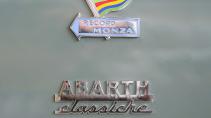 Fiat Abarth 500 Record Monza restomod badges