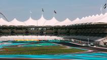 GP van Abu Dhabi 2021 de bocht waar Verstappen Hamilton inhaalde