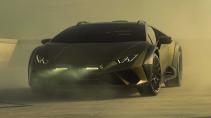 Lamborghini Huracán Sterrato eerste beelden schuin voor