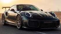 Manhart Porsche 911 GT2 RS schuin voor